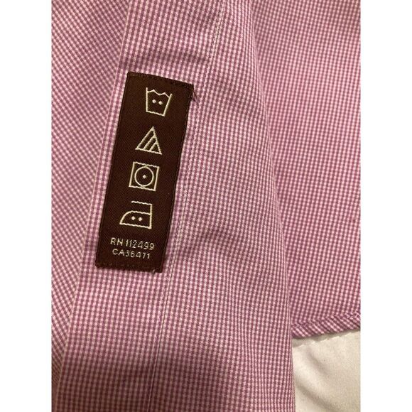 Tailorbyrd Purple Flip Cuff Button Down Men's Dress Shirt Size Large - Picture 5 of 7